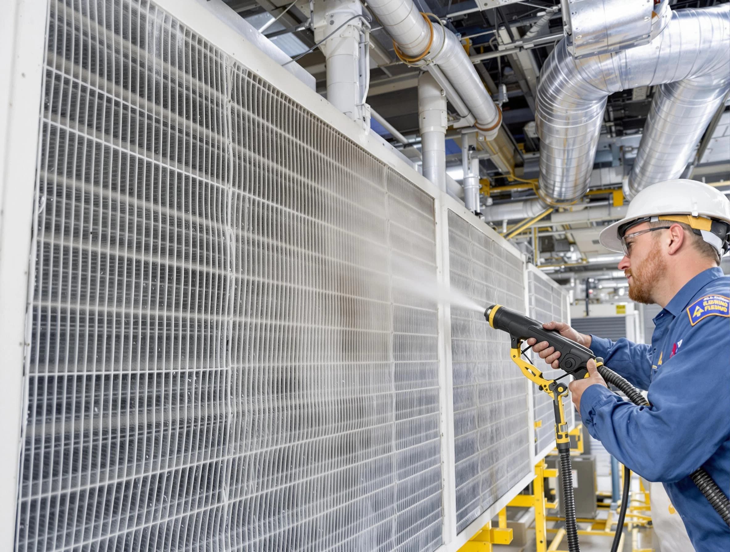 Professional commercial coil cleaning by Chickasha Air Duct Cleaning in Chickasha