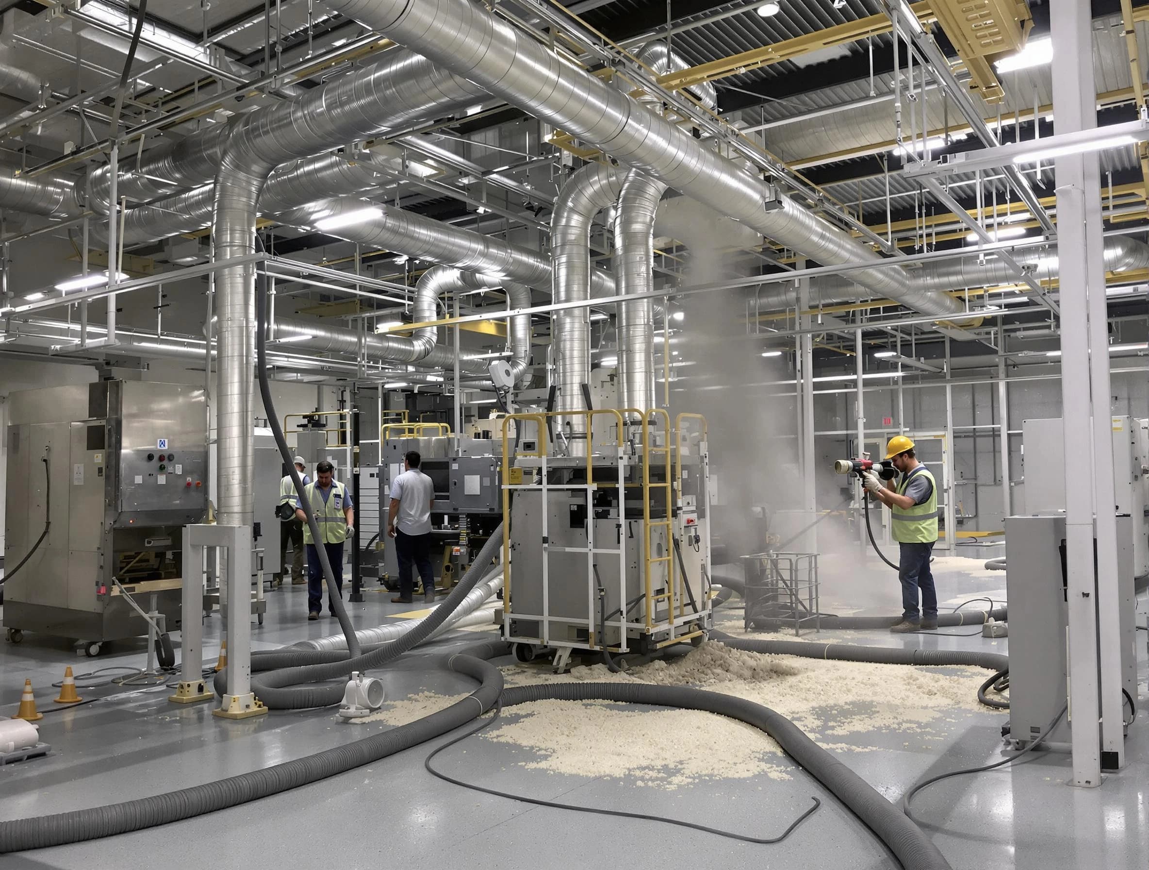 Heavy-duty industrial duct cleaning by Chickasha Air Duct Cleaning in Chickasha