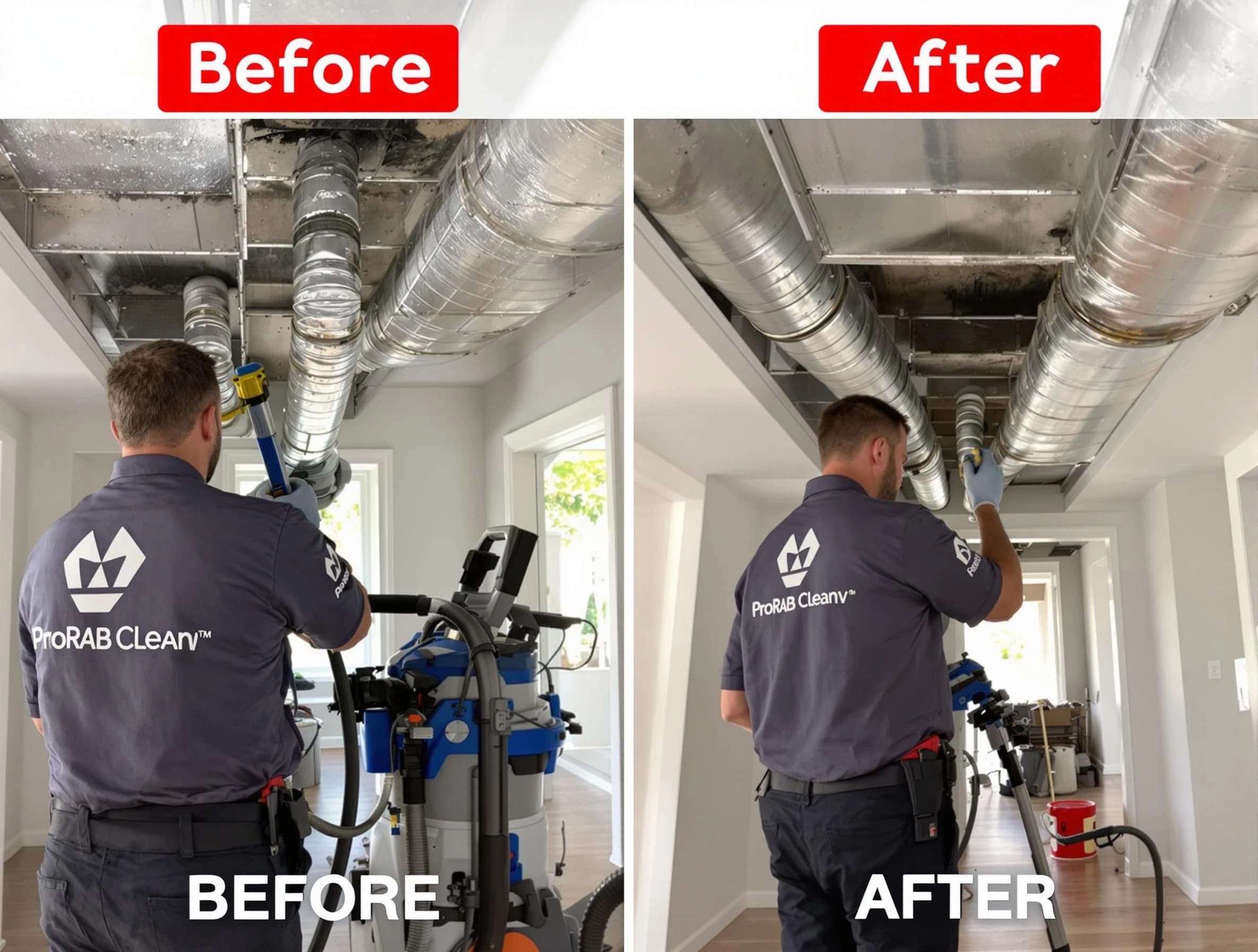 Chickasha Air Duct Cleaning expert performing thorough residential duct cleaning in a Chickasha home