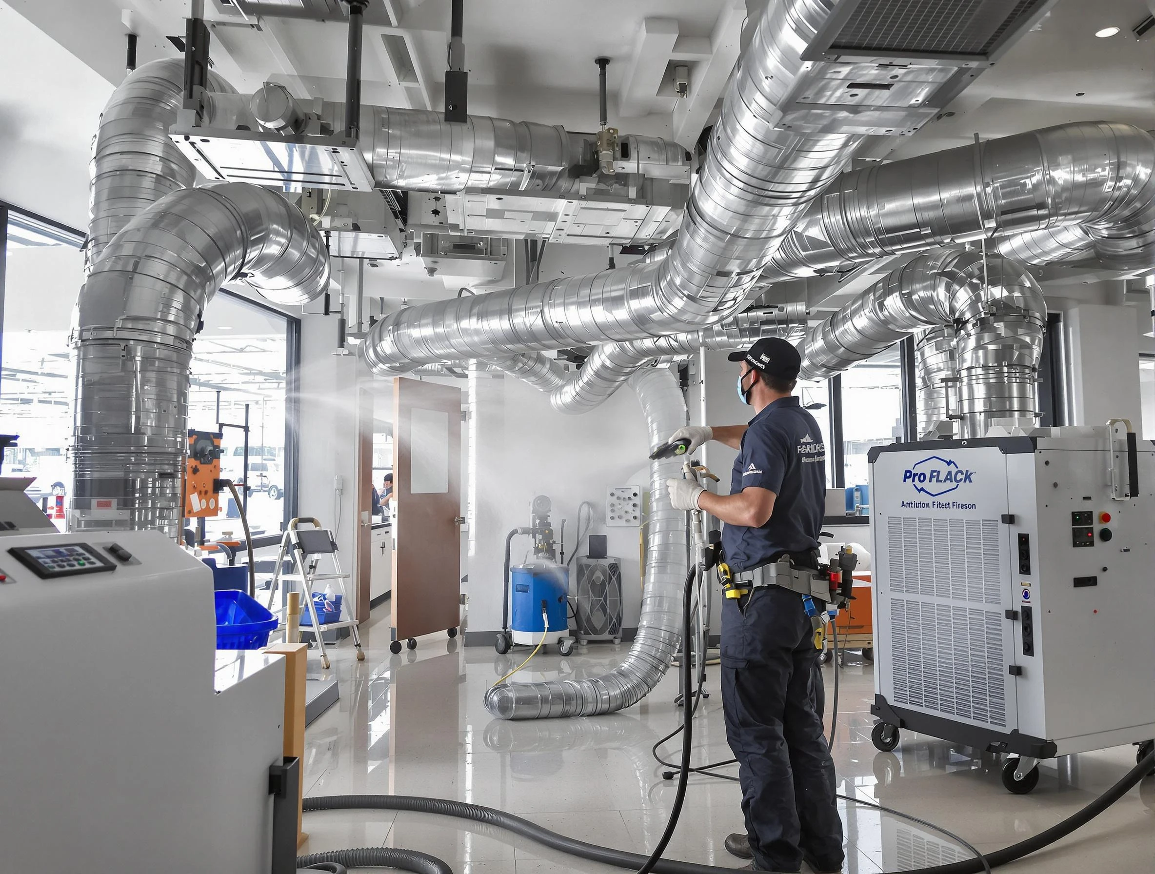 Negative Pressure Air Duct Cleaning in Chickasha