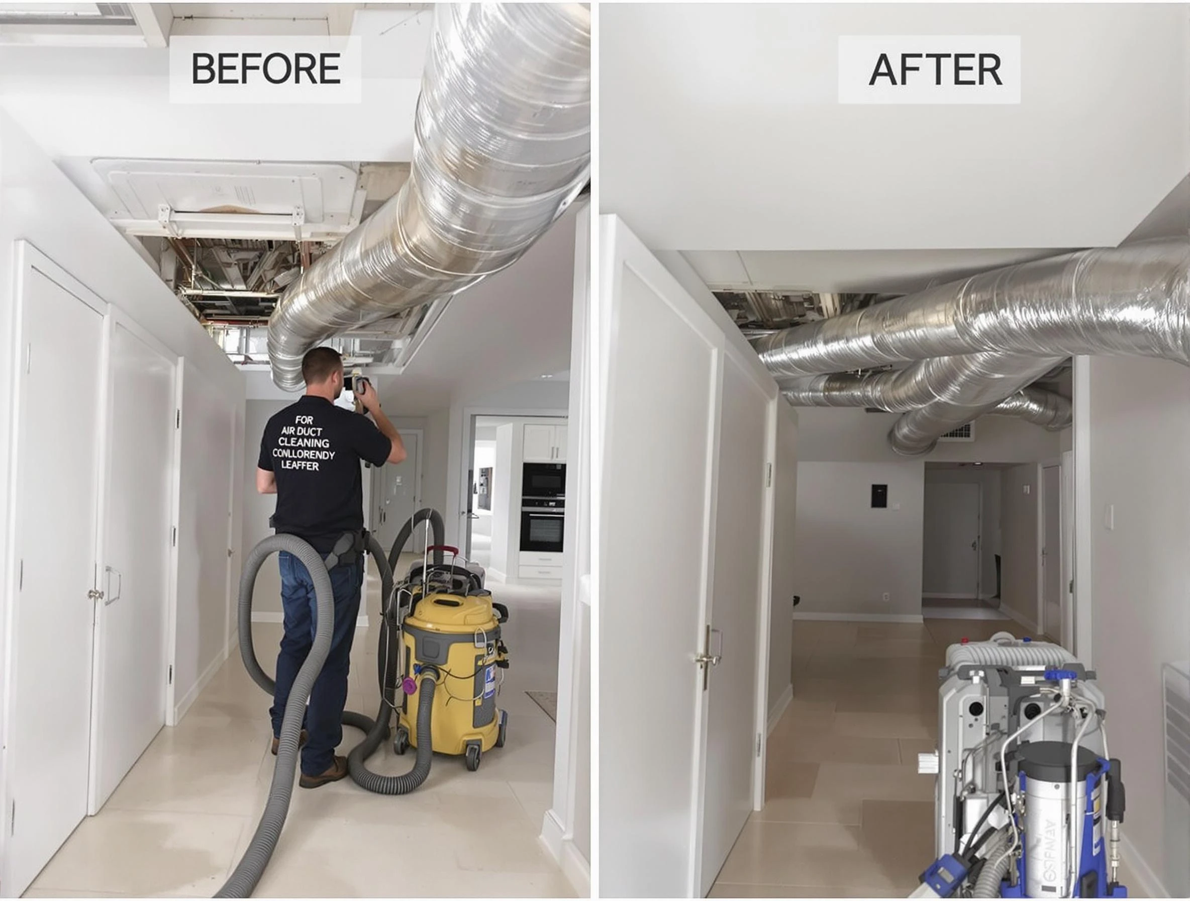 Chickasha Air Duct Cleaning professional performing thorough air duct cleaning in Chickasha