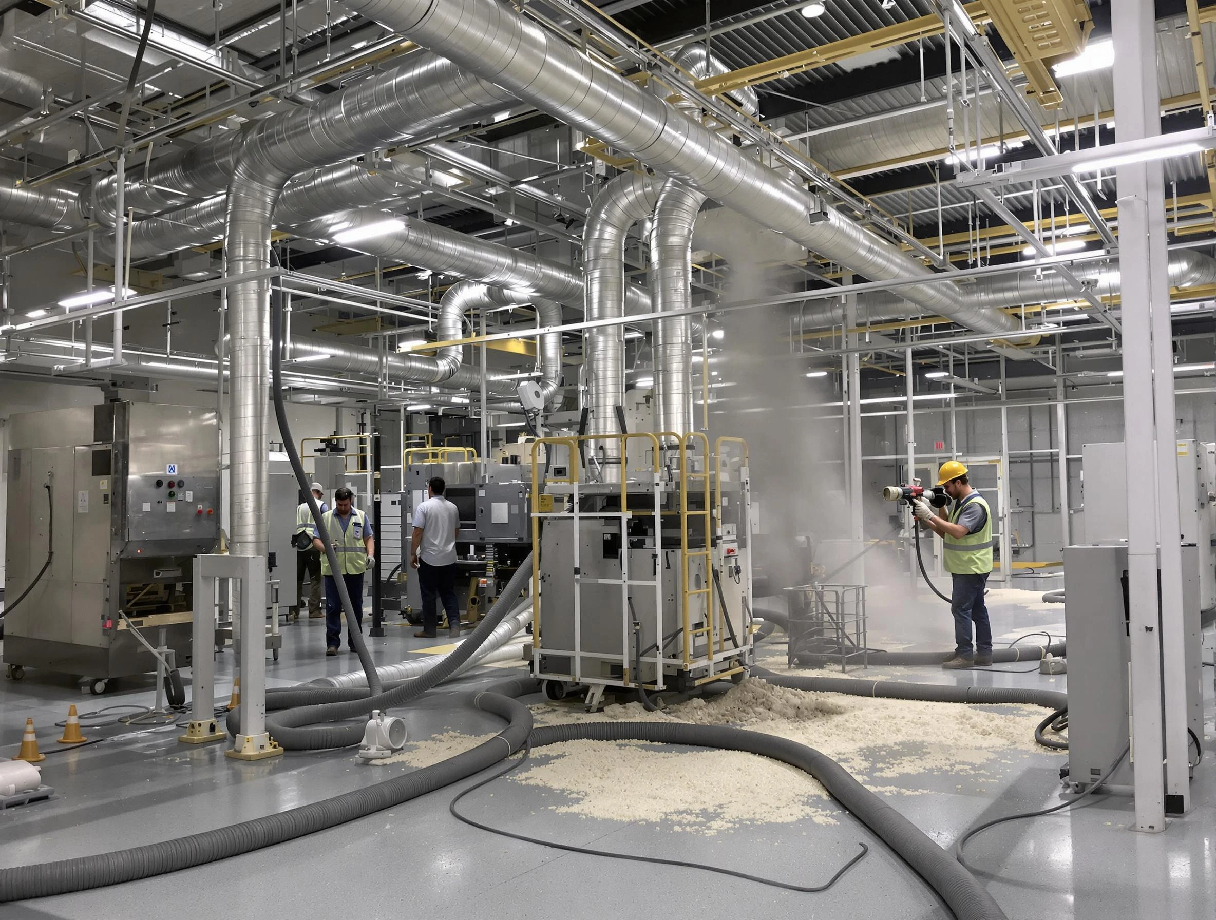 Heavy-duty industrial duct cleaning by Chickasha Air Duct Cleaning in Chickasha